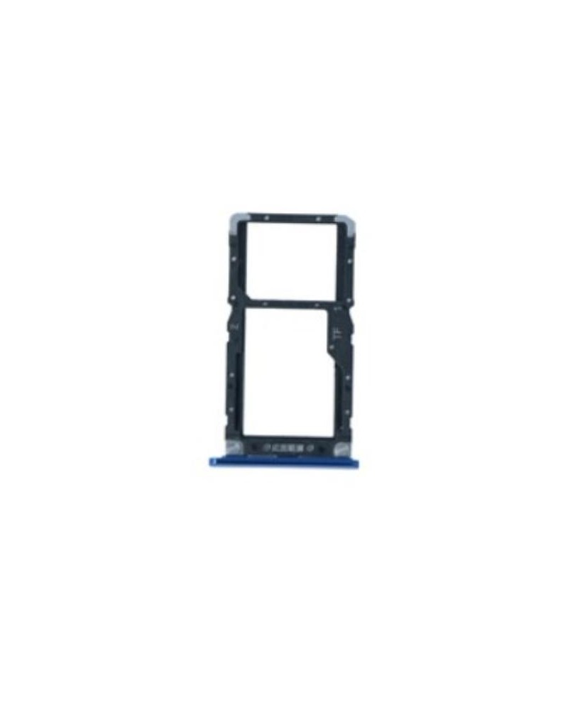 Dual Sim Holder Tray for Xiaomi Mi 8 Lite - Blue