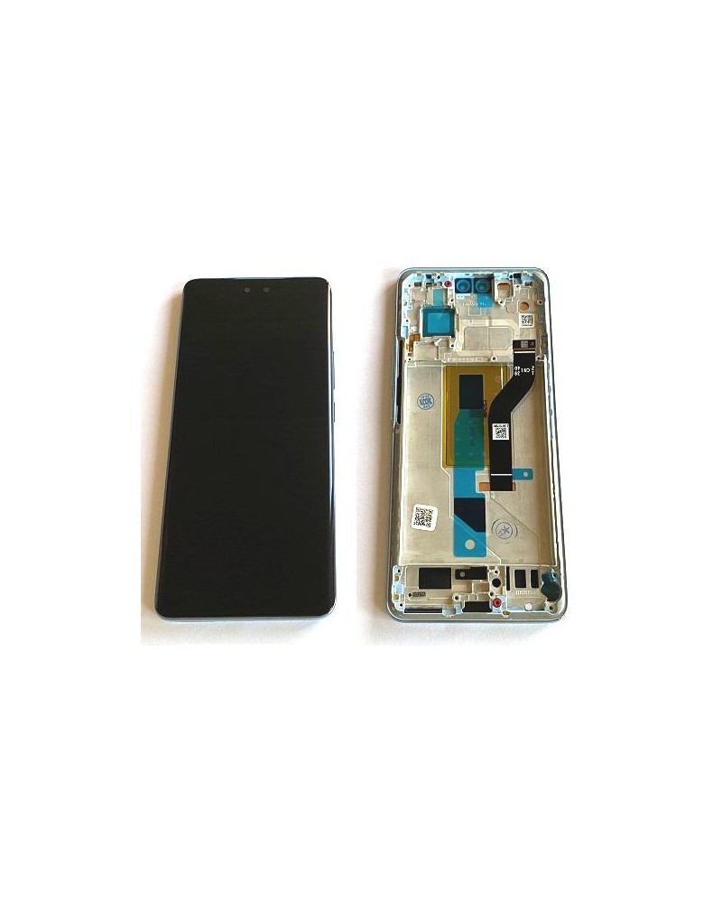 LCD and Touch Screen with Blue Frame for Xiaomi Mi 13 Lite 2210129SG - High Quality