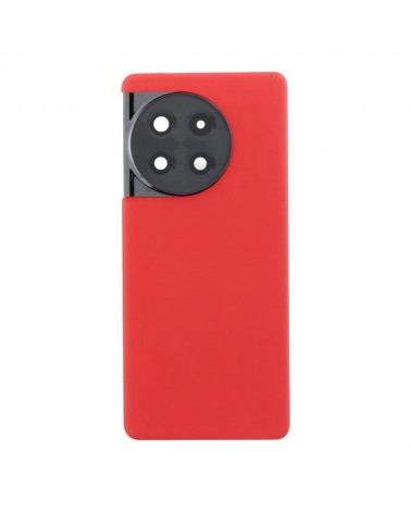 Rear Cover and Camera Lens for Oneplus 11R CPH2487 - Red