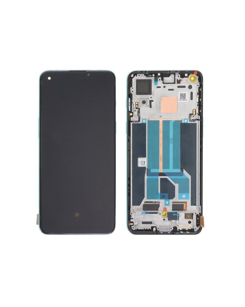 LCD and Touch Screen with Green Frame for Oneplus Nord 2T 5G CPH2399 Oled Quality