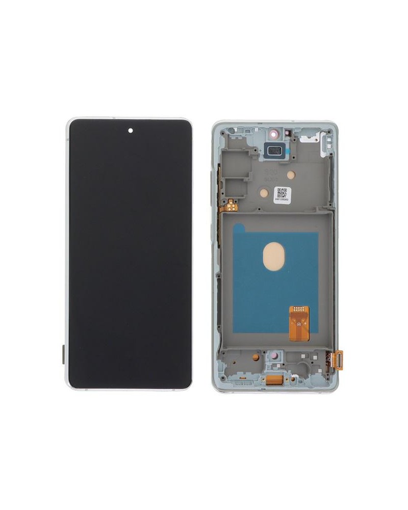 Pantalla LCD Y Táctil con Marco Plata Para Samsung Galaxy S20 FE 4G G780   S20 FE 5G G781  Calidad Oled  