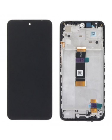 LCD e ecrã tátil com moldura para Xiaomi Redmi 12 23053RN02L 23053RN02Y - Compatível