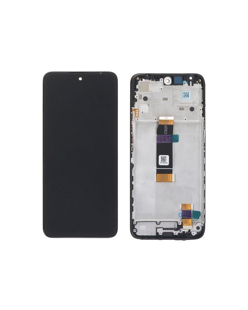 LCD e ecrã tátil com moldura para Xiaomi Redmi 12 23053RN02L 23053RN02Y - Compatível