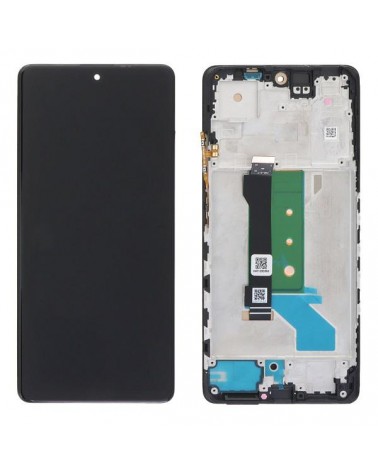 Pantalla LCD y Tactil con Marco para Xiaomi Redmi Note 12 Pro Plus   5G  22101316UCP    Calidad TFT  