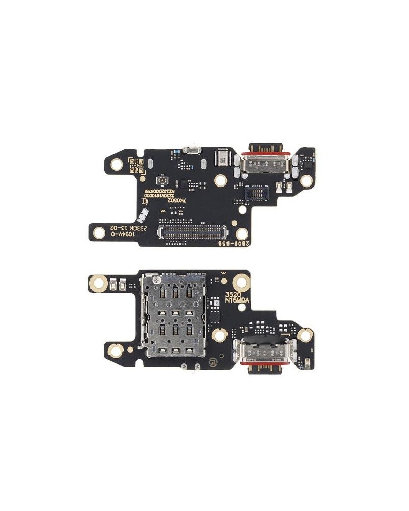 Conector de carregamento flexível para Xiaomi Redmi Note 13 Pro 5G 2312DRA50C 2312CRAD3C - OEM