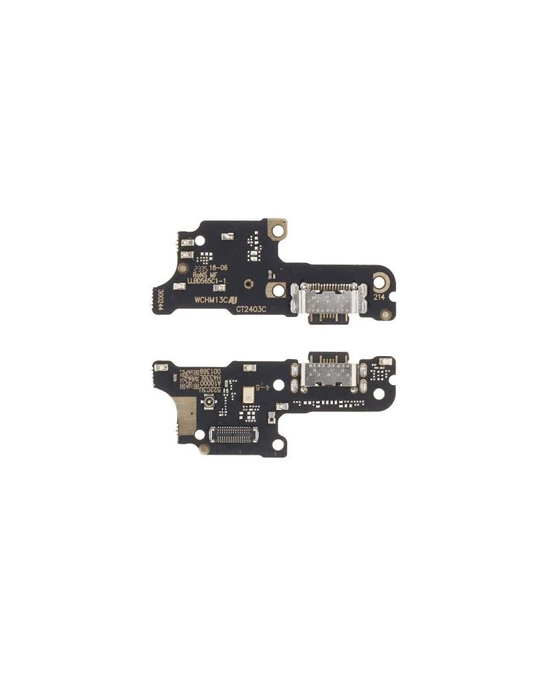 Conector de carregamento flexível para Xiaomi Redmi 13C 23100RN82L 23106RN0DA - Compatível