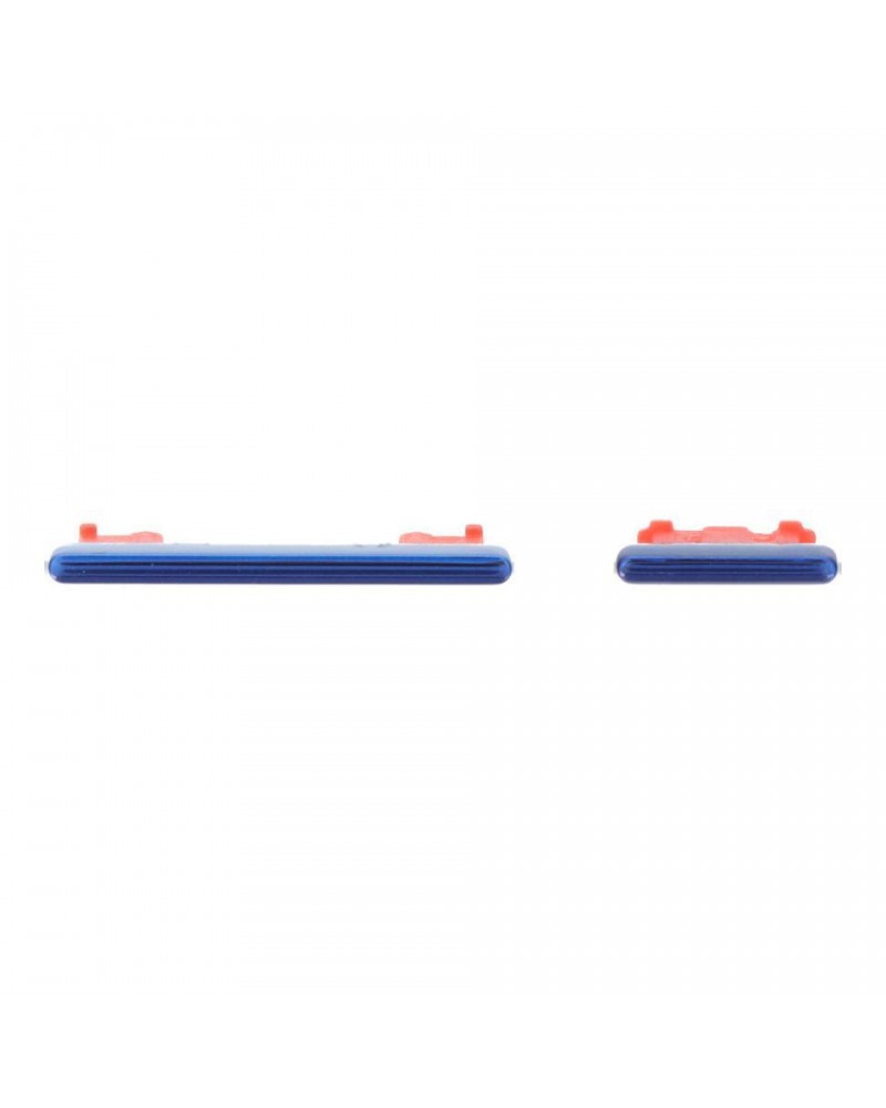 Volume and Power Button Set for Xiaomi Redmi Note 8 Pro - Blue