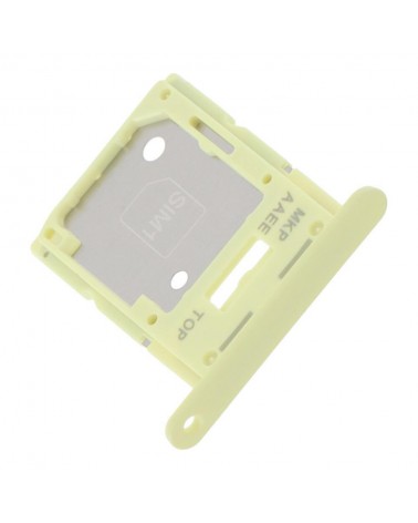 Dual Sim Card Holder for Samsung Galaxy A15 4G A155 - Yellow