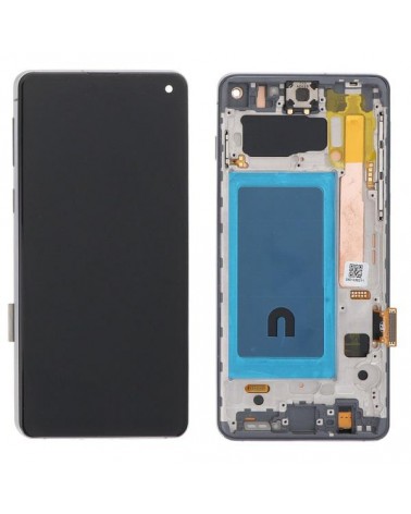 LCD and Touch screen with grey frame for Samsung Galaxy S10 G973 G973F TFT quality