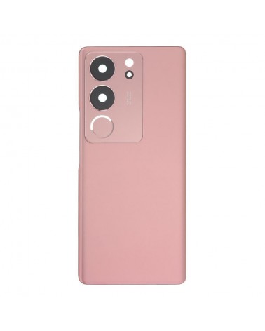 Tapa Trasera y Lente de Camara para Vivo V29 V2250 - Rosa