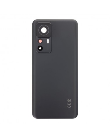 Rear Cover and Camera Lens for Xiaomi Mi 12T Pro 22081212UG 22081212G 22081212G - Black