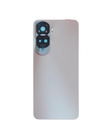 Tapa Trasera y Embellecedor de Camara para Huawei Honor 90 Lite  CRT-NX1 - Plata