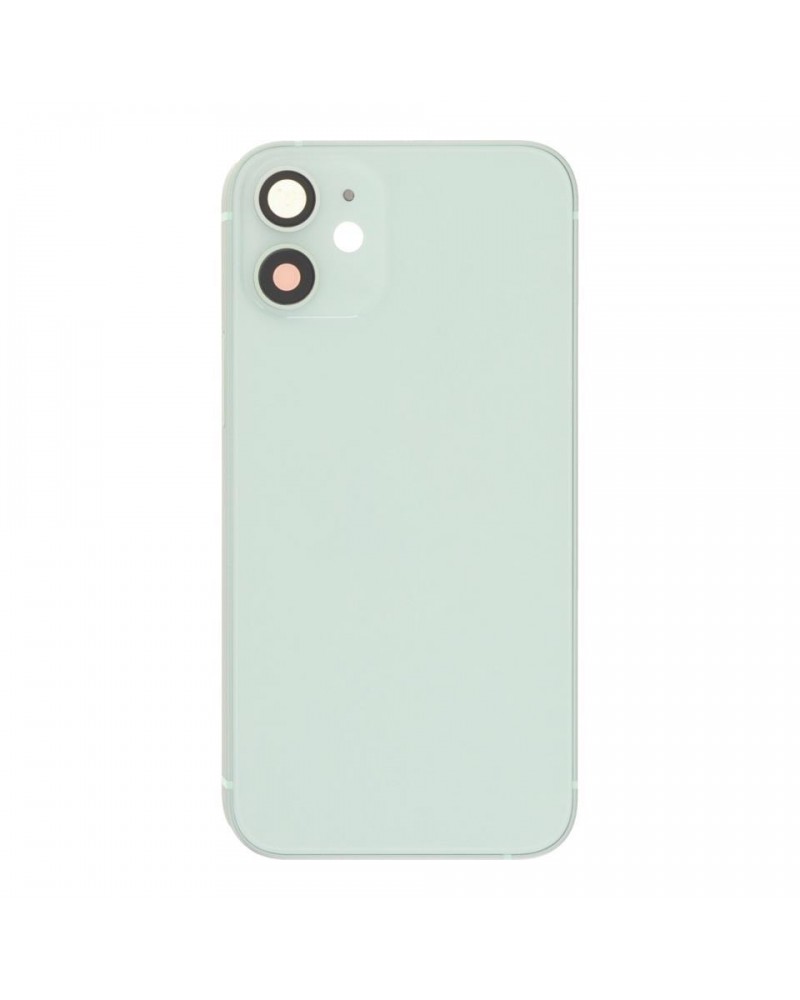 Chassis central com tampa traseira para Iphone 12 Mini - Verde