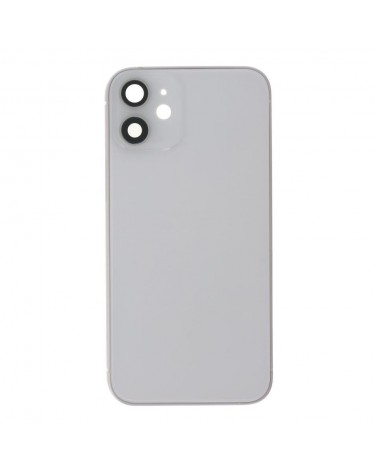 Chassis central com tampa traseira para Iphone 12 Mini - Branco