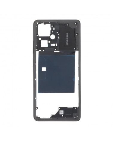 Moldura central para Xiaomi Redmi Note 12 Pro Plus 22101316UCP - Preto