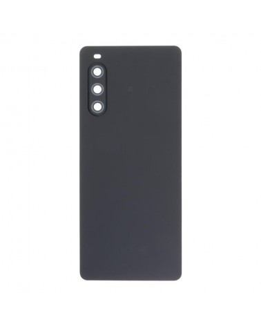 Tapa Trasera y Lente de Camara para Sony Xperia 10 V XQ-DC72 - Negra