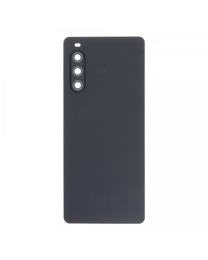 Tapa Trasera y Lente de Camara para Sony Xperia 10 V XQ-DC72 - Negra