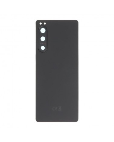 Rear Cover and Camera Lens for Sony Xperia 5 IV XQ-CQ72 - Black