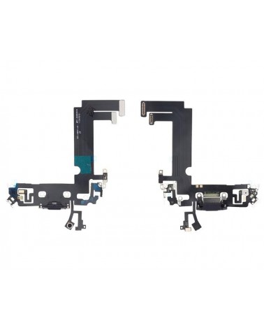 Flex Conector de Carga para Iphone 12 Mini Compatible - Negro