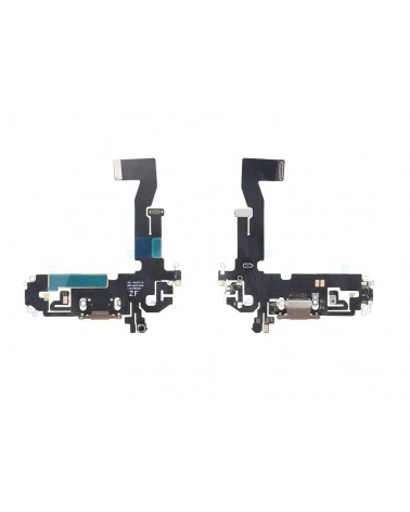 Flex Conector de Carga para Iphone 12 Pro Compatible - Dorado