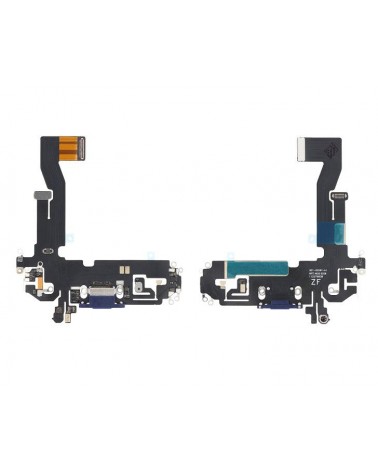 Flex Conector de Carga para Iphone 12  Iphone 12 Pro Compatible - Azul