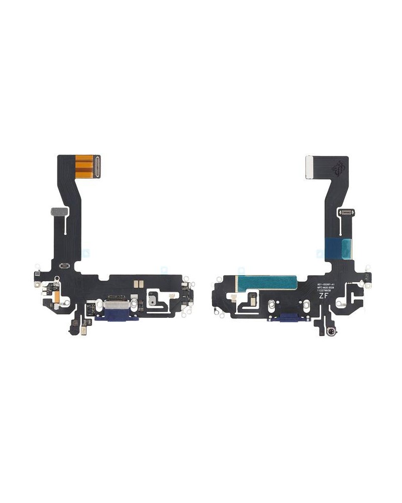 Flex Conector de Carga para Iphone 12  Iphone 12 Pro Compatible - Azul