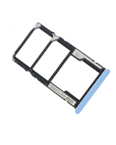 Suporte para cartão SIM para Xiaomi Poco M4 5G - Azul