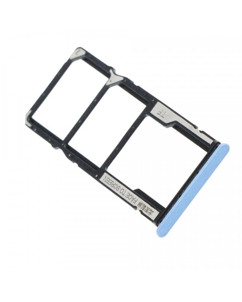 Suporte para cartão SIM para Xiaomi Poco M4 5G - Azul