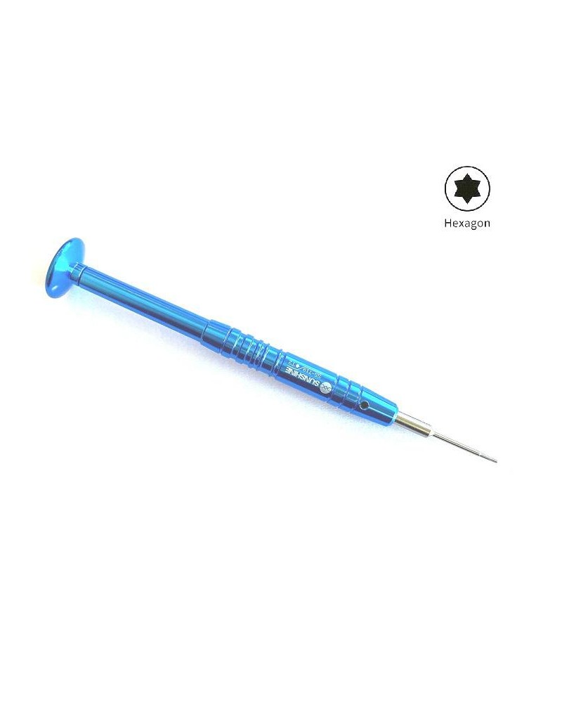 Precision Screwdriver with Hexagonal Tip - Blue