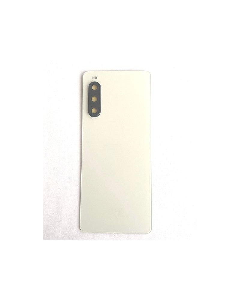 Tapa Trasera y Lente de Camara para Sony Xperia 10 V XQ-DC72 - Blanca