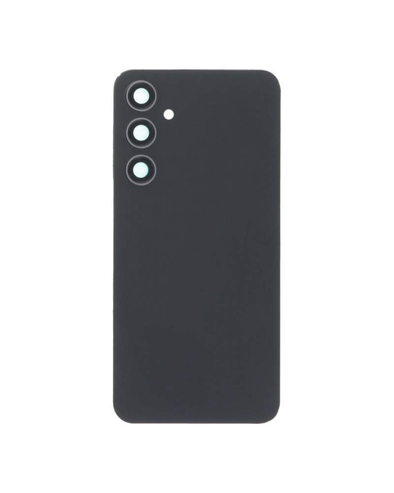 Capa traseira e lente de câmara para Samsung Galaxy S23 FE S711 S711B - Cinzento Preto