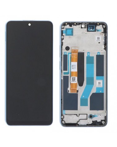 LCD e ecrã tátil com moldura azul para Realme 10 Pro RMX3663 RMX3660 RMX3661 RMX3660 RMX3661 - Alta qualidade