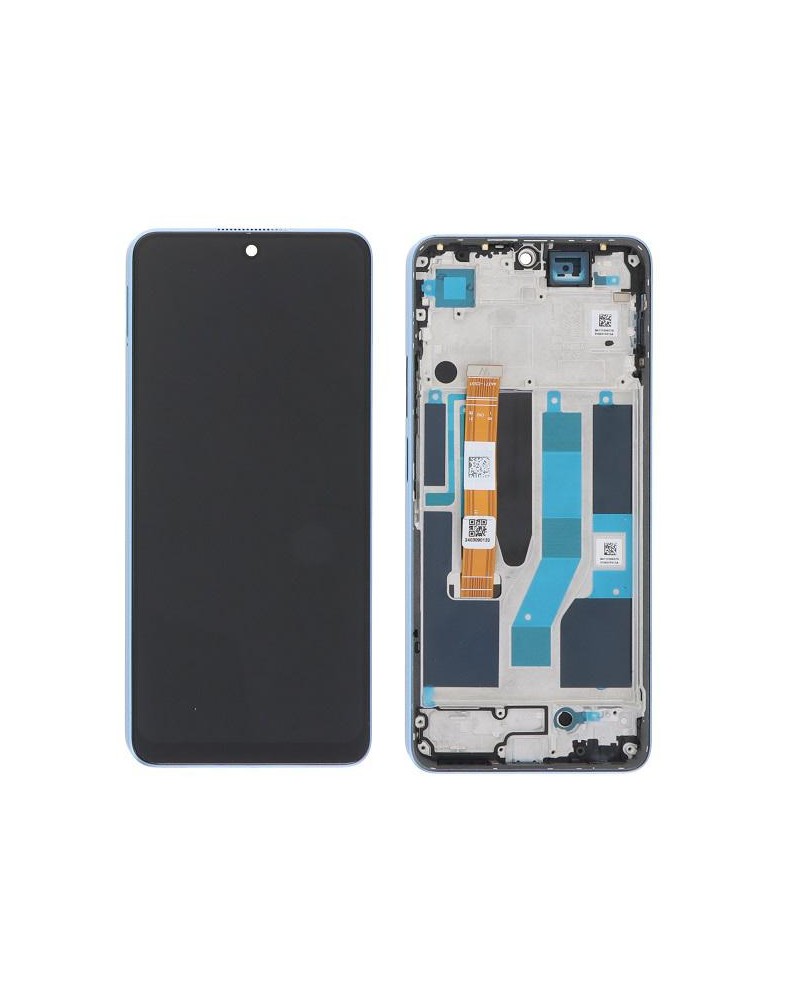 LCD e ecrã tátil com moldura azul para Realme 10 Pro RMX3663 RMX3660 RMX3661 RMX3660 RMX3661 - Alta qualidade