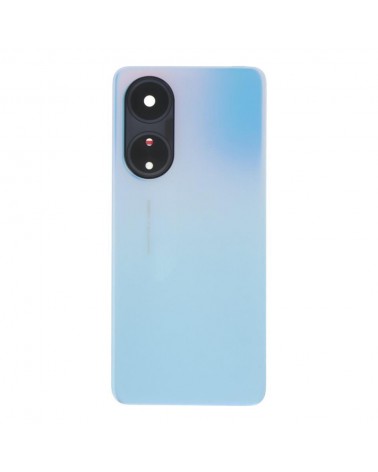 Tapa Trasera y Lente de Camara para Oppo A18 CPH2591 - Azul