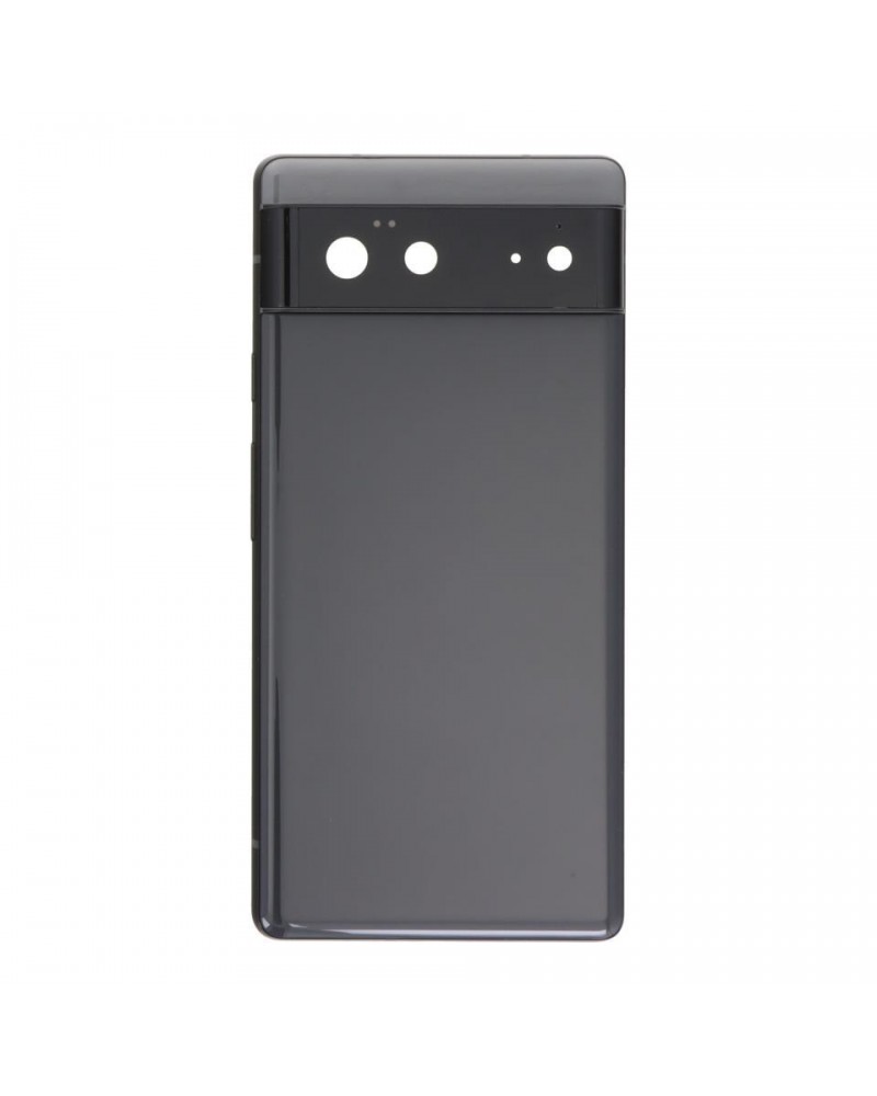 Centre Chassis with Back Cover for Google Pixel 6 - Black - High Quality