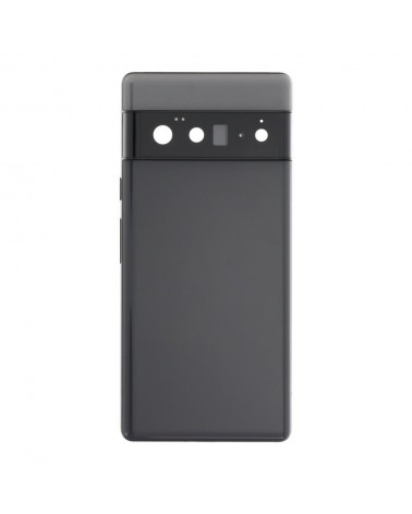 Chasis Central con Tapa Trasera para Google Pixel 6 Pro - Negro - Alta Calidad