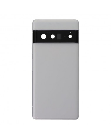 Centre Chassis with Back Cover for Google Pixel 6 Pro - White - High Quality