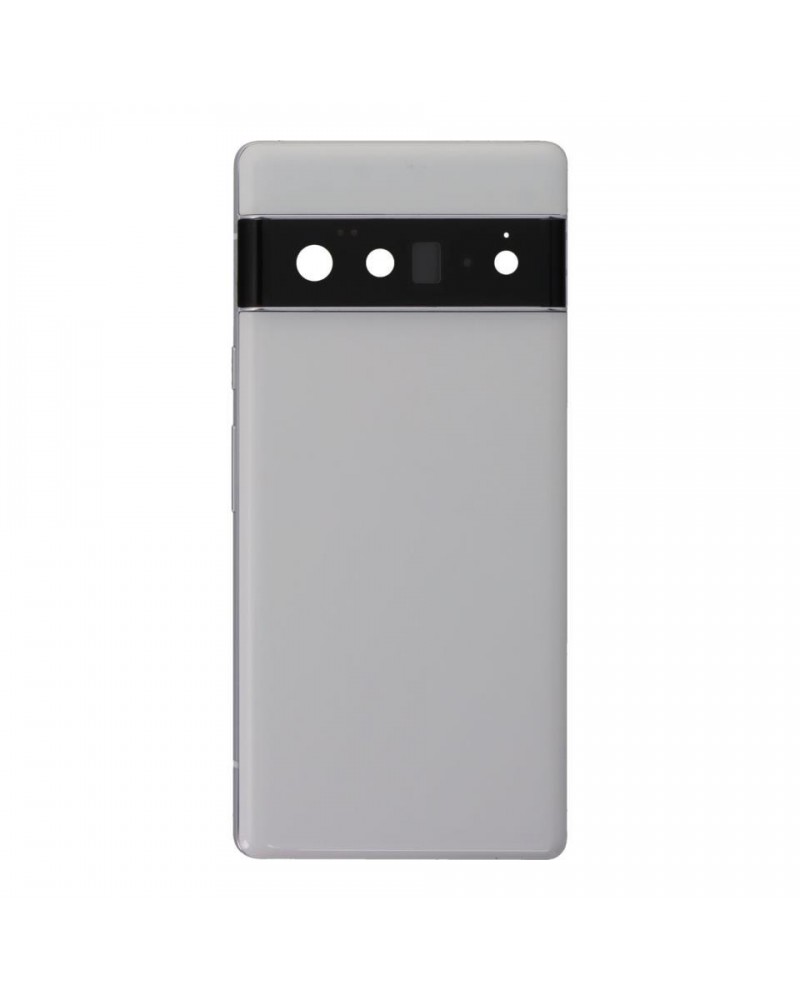 Centre Chassis with Back Cover for Google Pixel 6 Pro - White - High Quality