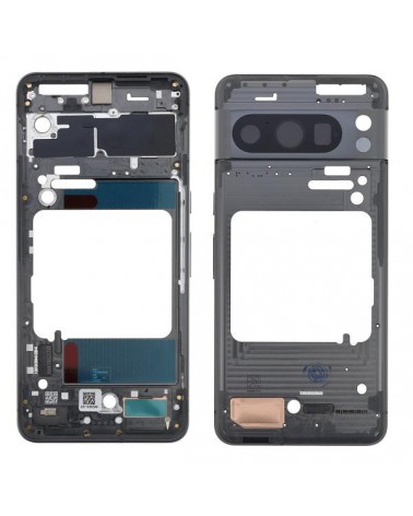 Central Chassis for Google Pixel 8 Pro GC3VE G1MNW - Black