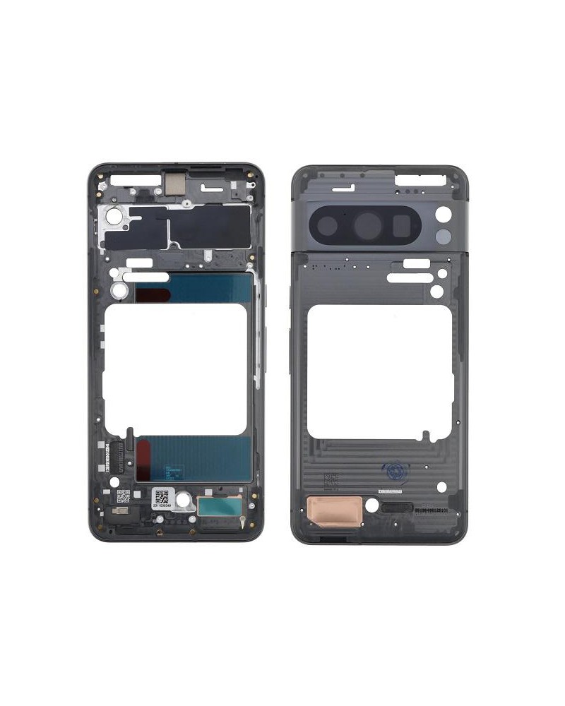 Central Chassis for Google Pixel 8 Pro GC3VE G1MNW - Black