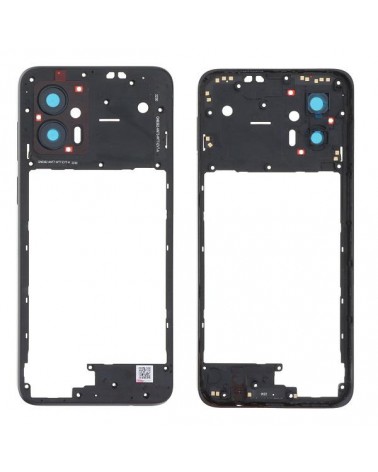 Central Frame for Motorola Moto G53 5G XT2335-2 - Black