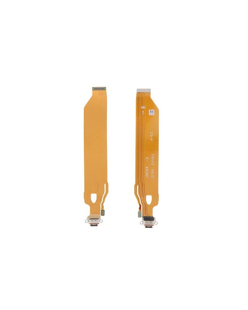 Conector de carregamento flexível para Oppo Reno 11 CPH2599 - Alta qualidade