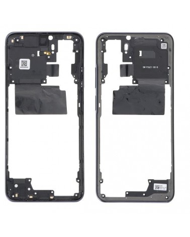 Central Frame for Xiaomi Poco M5s 2207117BPG - Black