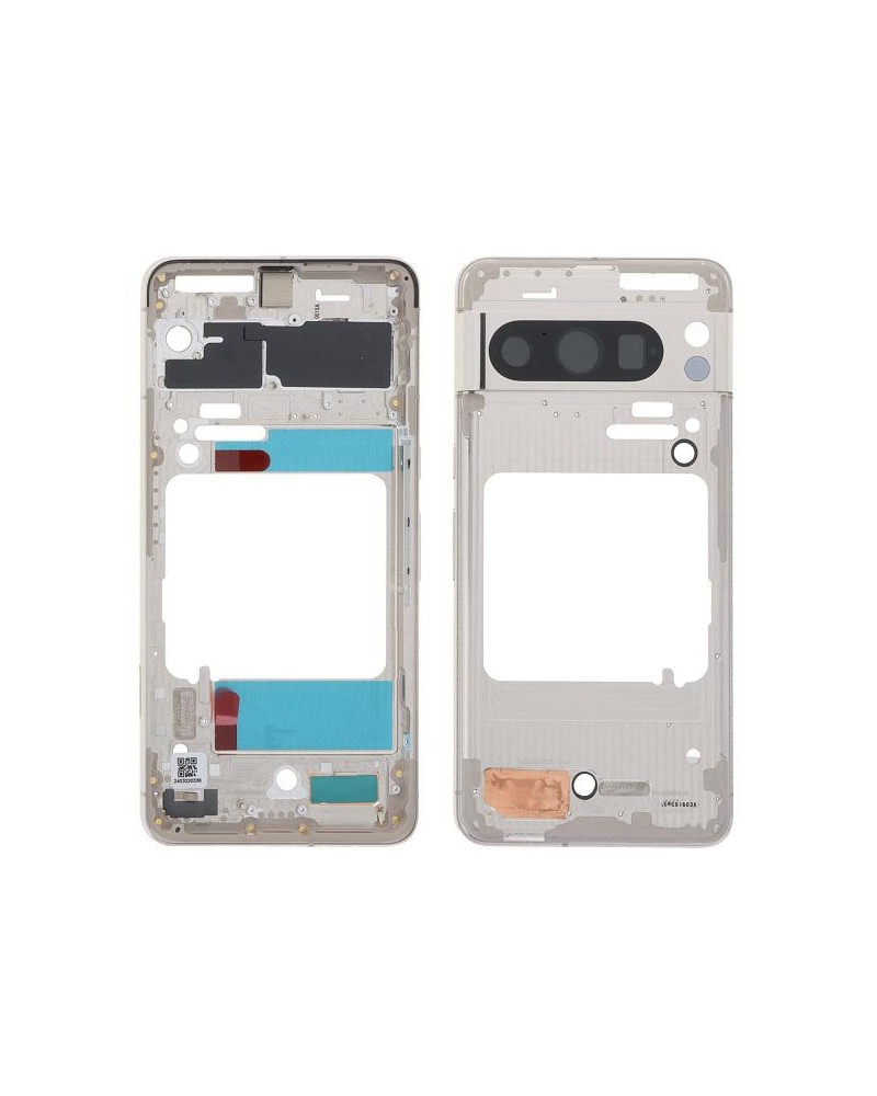 Centre Chassis for Google Pixel 8 Pro GC3VE G1MNW - Porcelain