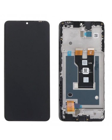 LCD and Touch Screen with Frame for ZTE Blade A73 5G - High Quality