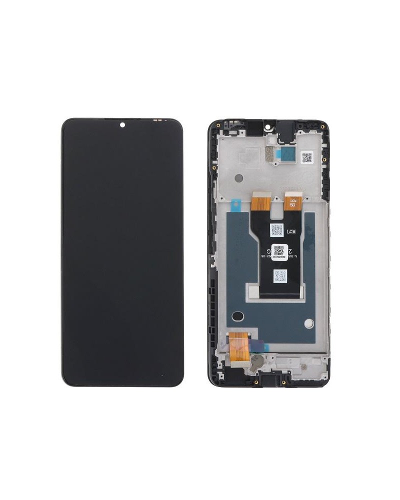 LCD and Touch Screen with Frame for ZTE Blade A73 5G - High Quality