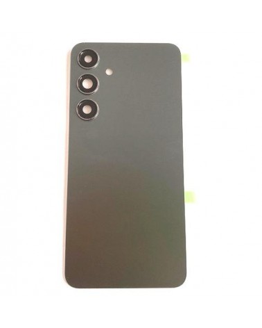 Back Cover and Camera Lens for Samsung Galaxy S24 Plus S926 S926B - Black