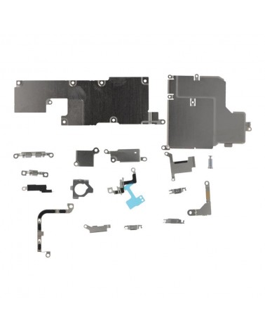 Conjunto de peças metálicas internas do iPhone 14 Pro Max