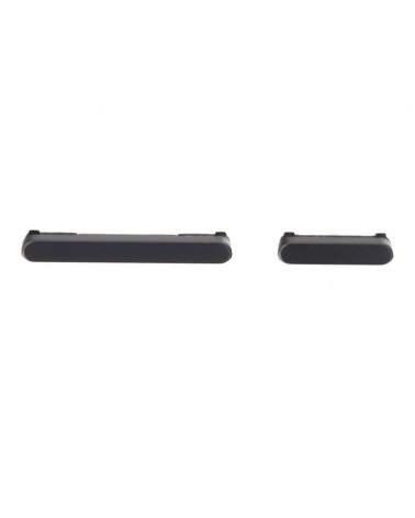 Set Boton de Volumen y Encendido para Samsung Galaxy S24 S921   Samsung Galaxy S24 Plus S926 - Negro