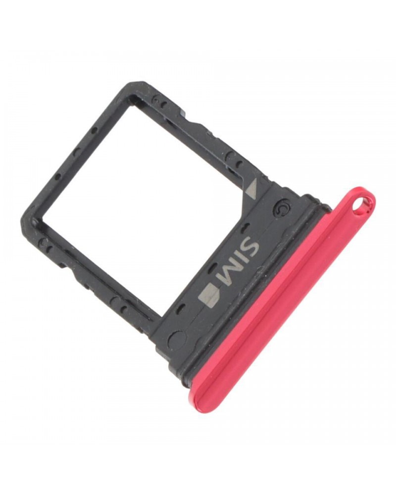 Suporte para cartão SIM para Motorola Moto Razr 40 Ultra XT2321 - Vermelho